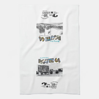 Route 66 Kitchen Tea Towel