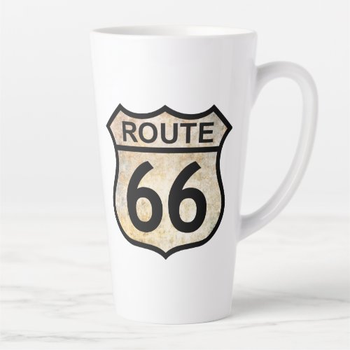 Route 66 latte mug