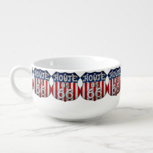***ROUTE 66 LEGENDARY HIGHWAY*** SOUP MUG