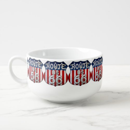 ROUTE 66 LEGENDARY HIGHWAY SOUP MUG