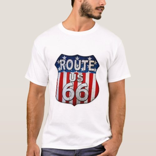 ROUTE 66 LEGENDARY HIGHWAY T_SHIRT