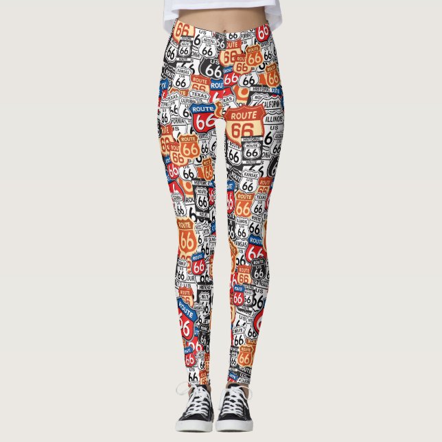 Route 66 leggings (Front)