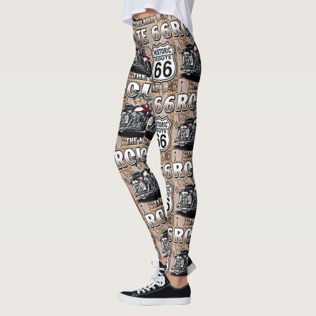 "ROUTE 66 LEGGINGS" LEGGINGS (Left)