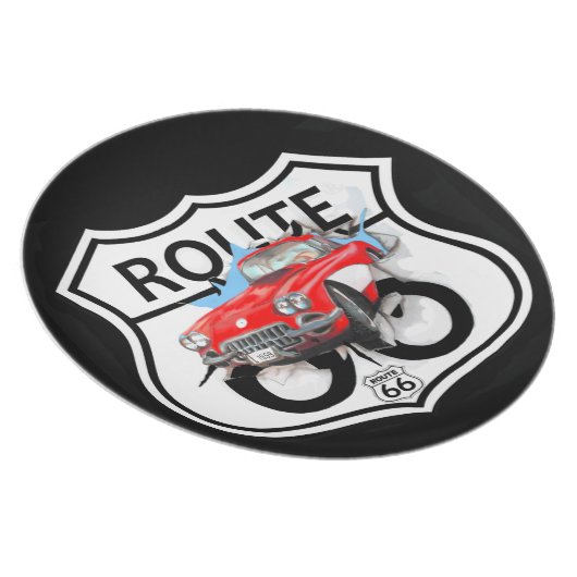 Route 66 life style love the freedom plate (Right Side)