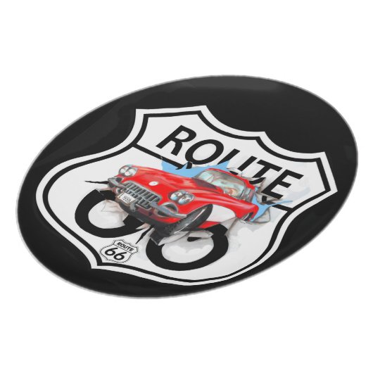 Route 66 life style love the freedom plate (Left Side)