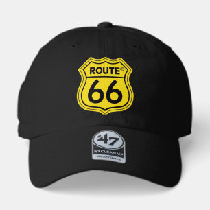 Route 66 Logo – ’47 Brand Classic Clean Up Cap