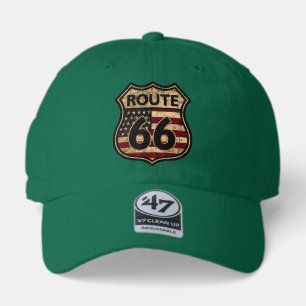 Route 66 Logo – ’47 Brand Classic Clean Up Cap