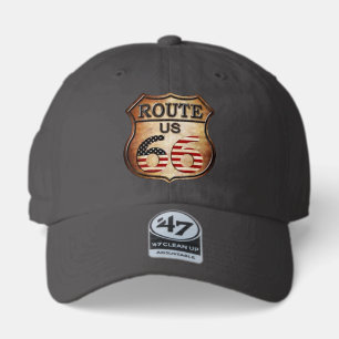 Route 66 Logo – ’47 Brand Classic Clean Up Cap