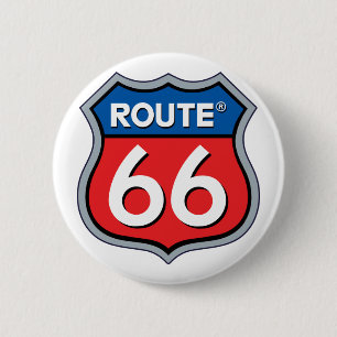Route 66 Logo Button