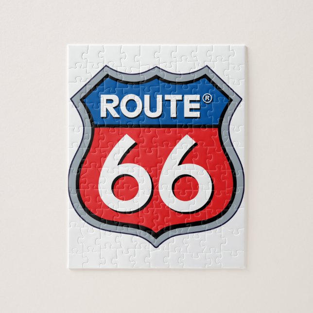 Route 66 Logo Jigsaw Puzzle (Vertical)