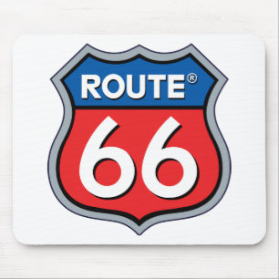 Route 66 Logo Mouse Pad