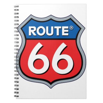 Route 66 Logo Notebook by Incatneato at Zazzle