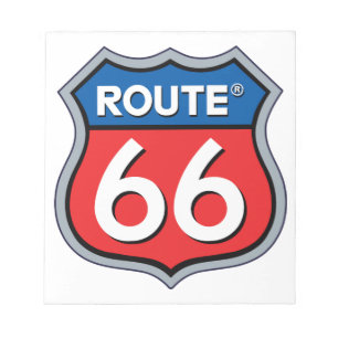 Route 66 Logo Notepad