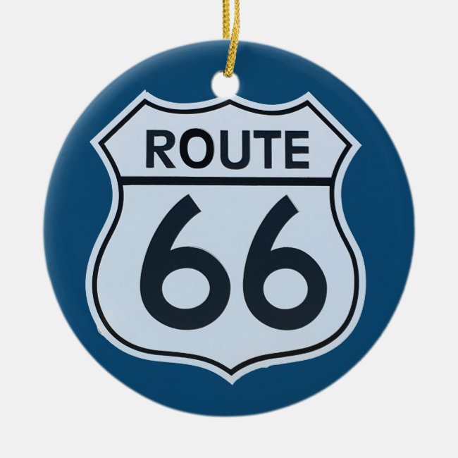 Route 66 Logo Ornament