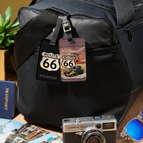 Route 66 luggage tag