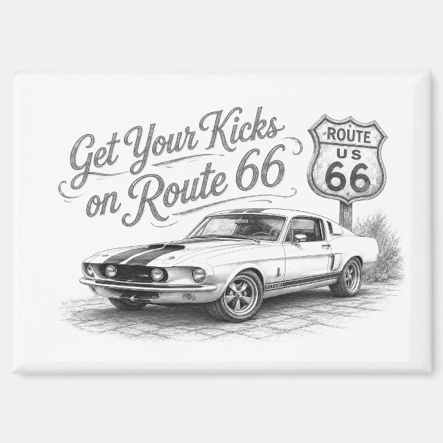 Route 66 Magnet (Front)
