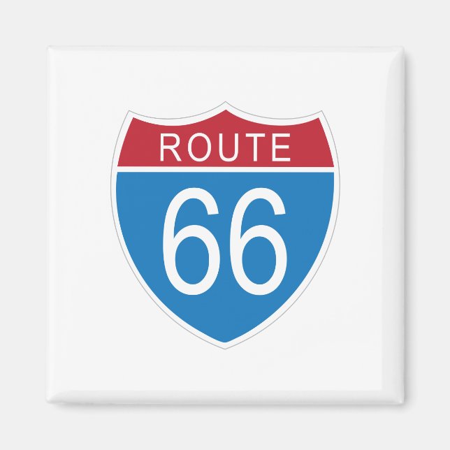 Route 66 magnet (Front)