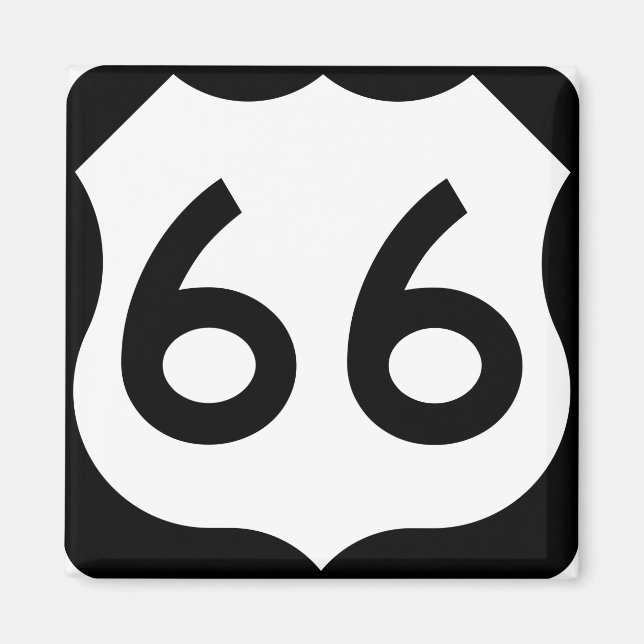 Route 66 magnet (Front)