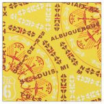 Route 66 Medallion In Golden Yellow Fabric