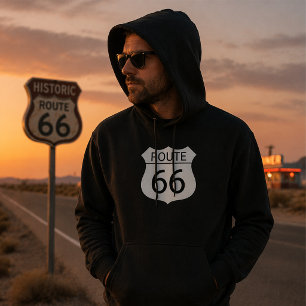 Route 66 Mens Hoodie