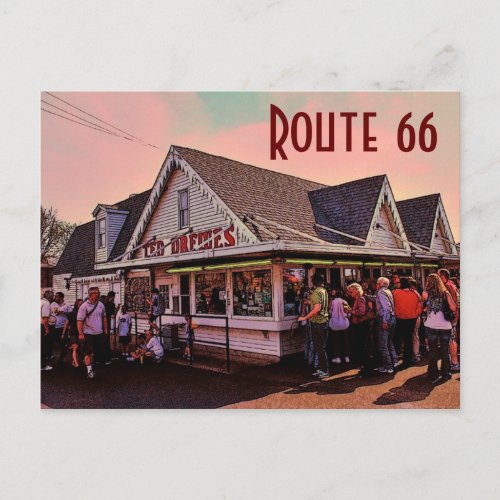 Route 66 Missouri Postcard