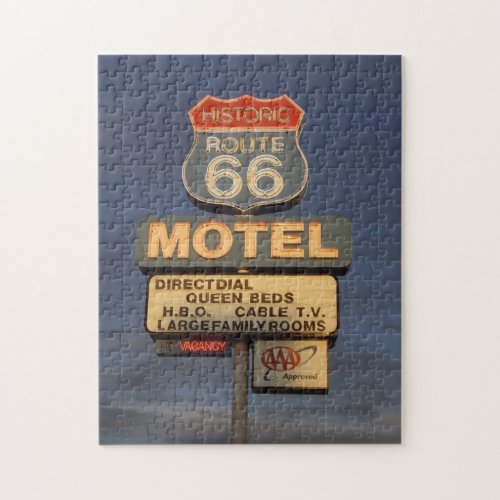 Route 66 Motel 10x14 Photo Jigsaw Puzzle