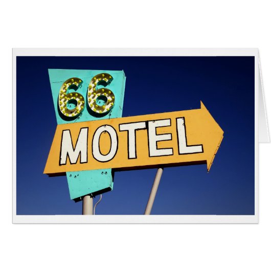Route 66 Motel Cards (Front Horizontal)