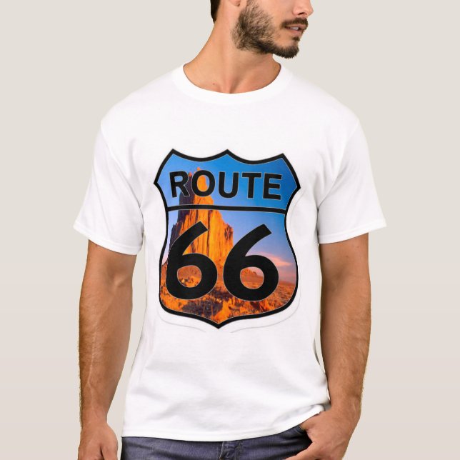 route 66 mountain T-Shirt (Front)