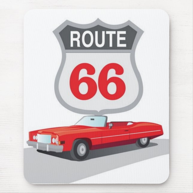 Route 66 Mousepad (Front)