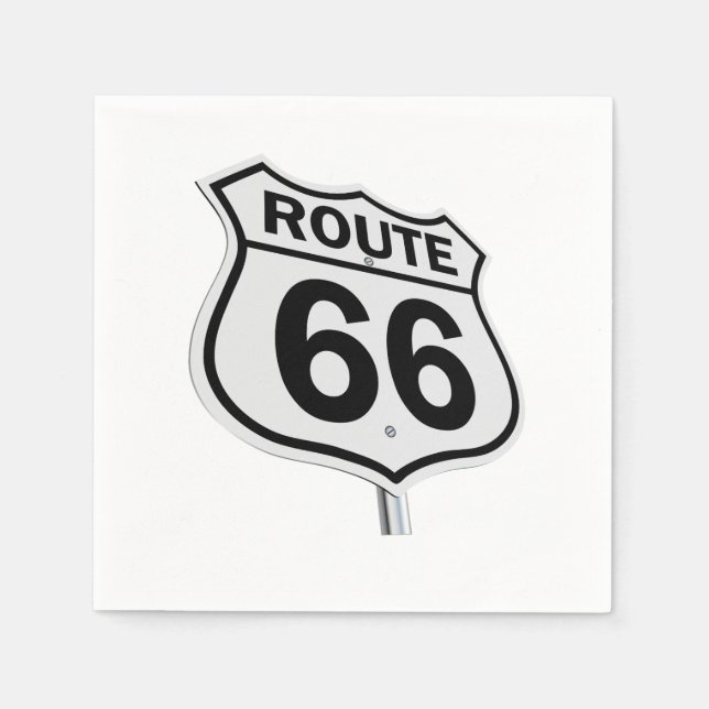 Route 66 napkins (Front)