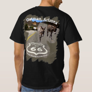 Route 66 Oatman Arizona Burros On The Street T-Shirt