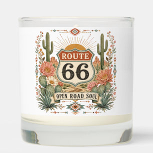Route 66 Open Road Soul Southwest Desert Floral  Scented Candle