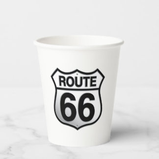 Route 66 paper cups