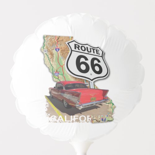 Route 66 party favor balloon