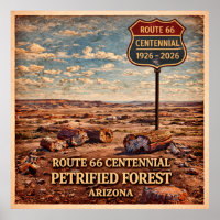 Route 66 Petrified Forest Arizona