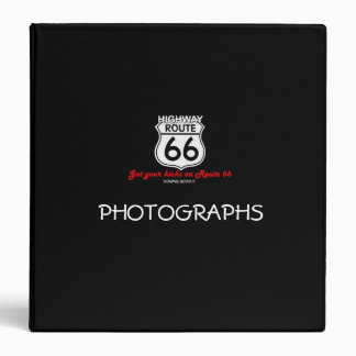 Route 66 Photograph Album 3 Ring Binder