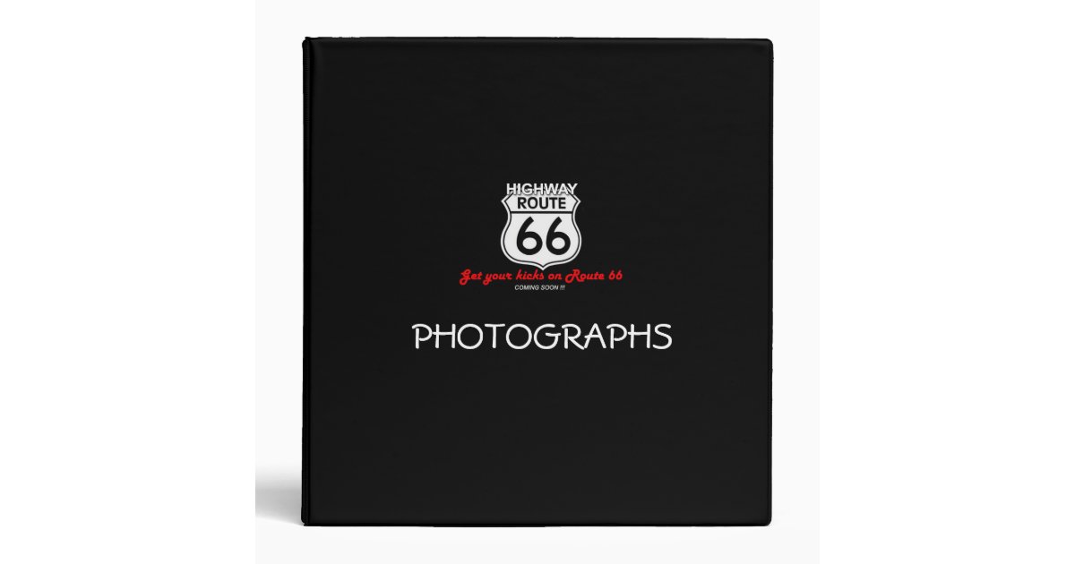 Route 66 Photo Album Binder