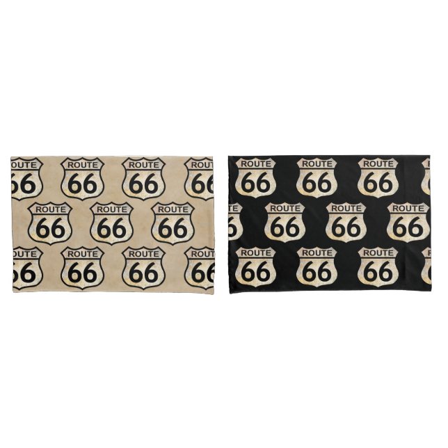 Route 66 Pillow Case (Front-Set)