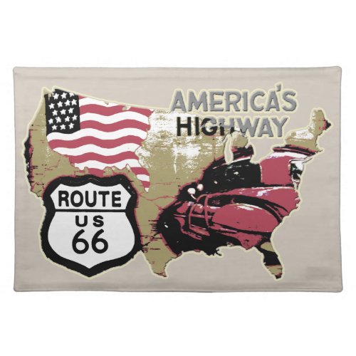 Route 66 placemat