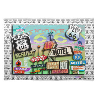 ROUTE 66 PLACEMATS by PopArtDiva