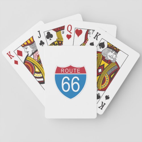 Route 66 playing cards