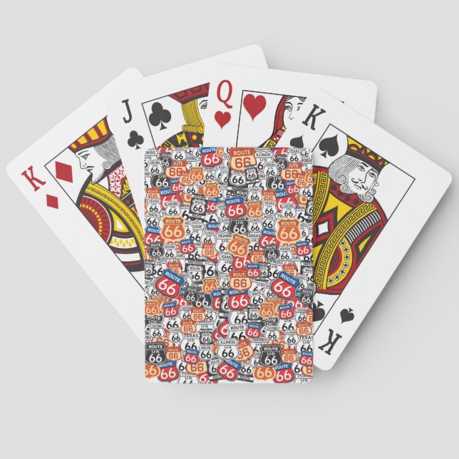 Route 66 poker cards (Back)