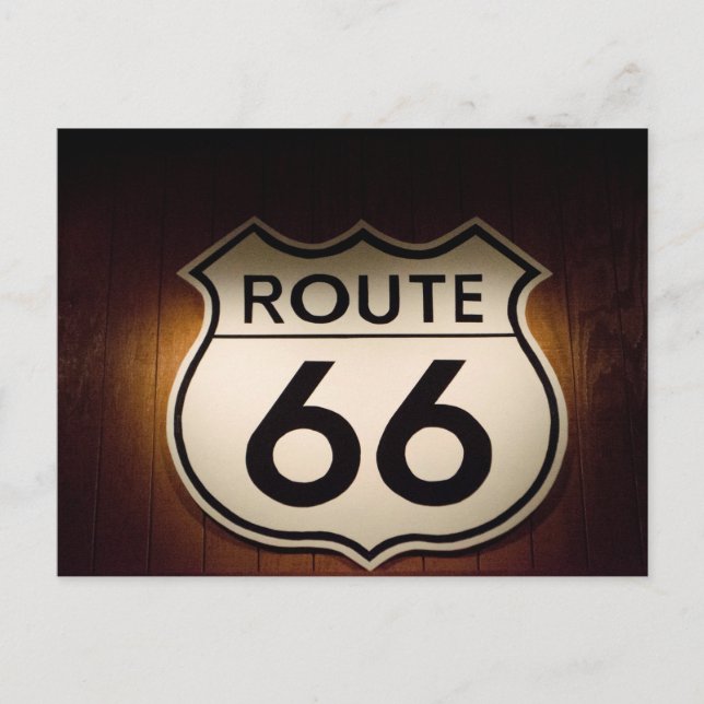 Route 66 Postcard (Front)