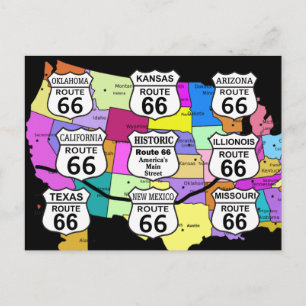 Route 66 POSTCARD