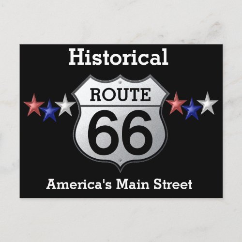 Route 66  Postcard