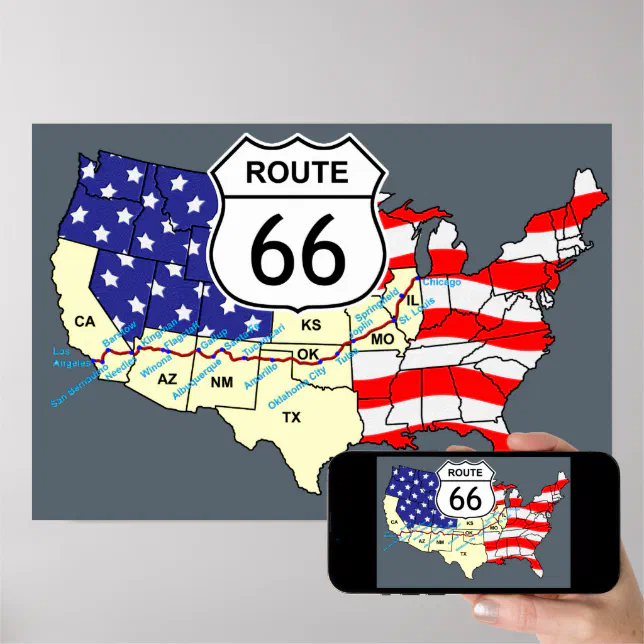 Route 66 Poster Zazzle