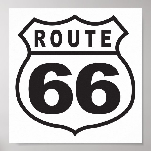 Route 66 poster (Front)
