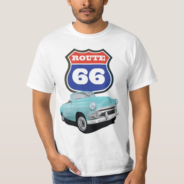 Route 66 retro logo T-Shirt (Front)