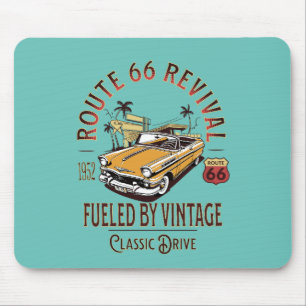 ROUTE 66 REVIVAL - FUELED BY VINTAGE - BEL AIR MOUSE PAD
