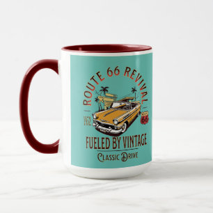 ROUTE 66 REVIVAL - FUELED BY VINTAGE - BEL AIR MUG